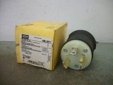 HUBBELL TWIST-LOCK PLUG HBL2611 30AMP 125VOLT 2P 3W GRND NIB picture