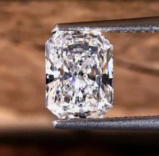 Lab Grown Diamond 4 Ct Radiant Cut D Color VVS1 Clarity Certified Loose Stone picture