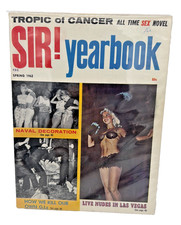 1962 SIR Yearbook Magazine Spring Las Vegas Nudes Military Vintage Men's Pulp picture