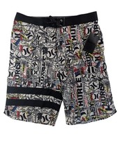 Hurley Kid's Size 10/25 Barely Bone Phantom Swimming Trunks 16