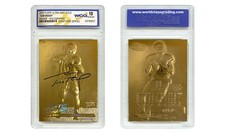 TOM BRADY 2000 Fleer Ultra 23K GOLD ROOKIE Card Refractor - Graded Gem Mint 10 picture