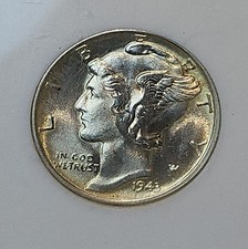 1943-P Mercury Dime  MS68 Toned  picture