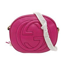 【Authentic】 GUCCI Soho Pink Leather Crossbody bags (DDP) picture