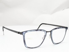 Lindberg Strip Titanium 9731 U9 No 26 Blue Black Men's Eyeglasses 52-20-145 picture