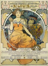 Alphonse Mucha - 1904 St. Louis World's Fair Poster Print picture