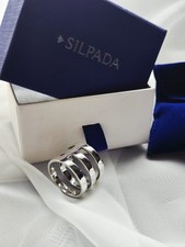 SILPADA 925 Sterling Silver Contemporary Art Ring R313510 Size 10 RETIRED picture