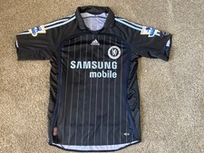 Adidas Chelsea FC Vintage 2006-07 Shevchenko #7 Black Away Men's Jersey Size M picture