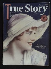 True Story Magazine September 1928 Sylvia Beecher, Complete Magazine, rare picture