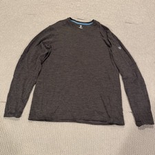 Kuhl Invigoratr Merino Wool Crew Midlayer Sweater Men's Large Carbon Gray 3232 picture
