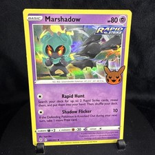 🔥 MARSHADOW RAPID STRIKE HOLO FOIL - 2021 POKEMON TCG CARD # 80/203 picture