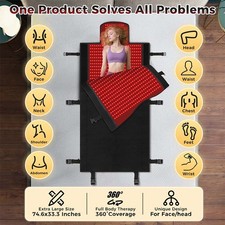 2680 LED Red Light Therapy Mat Full Coverage Warm Light Blanket for Daily Relax picture