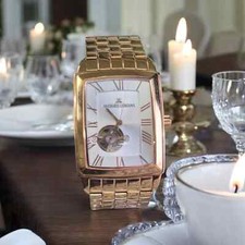 Pre-owned Jacques Lemans Bienne 1-1610J Gold  picture