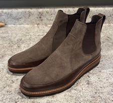 Sz 10.5 Martin Dingman Men's Morgan Sneaker, Brown Suede Leather, 10 1/2 picture
