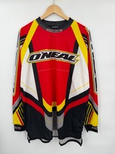 O'Neal Racing Method Motocross Jersey Mens XL Red Yellow Black Long Sleeve MX picture