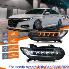 2x Upgrate LED Headlights Projector For Honda Accord 10th Gen 2018-2022 Assembly picture