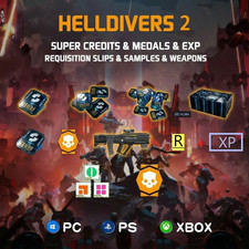 HELL-DIVERS 2 - Farm Fast |SuperCredits💎|Medals🥇|Samples🟩🟧🟪 | XP |No Login❗ picture