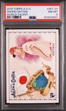 2018 Topps Allen & Ginter SHOHEI OHTANI Rookie RC World Talent #WT-24 PSA 8 NMMT picture