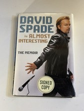 David Spade Signed Book Almost Interesting The Memoir H/C First edition picture