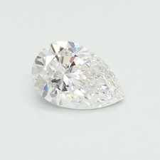 0.38 Ct Pear IGI Certified Loose Lab Grown CVD Diamond D Color VVS2 Clarity picture