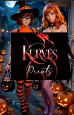 Velma and Daphne Cosplay HALLOWEEN | NOTI | SINGLE COVER PRINT | KURVES COMICS picture