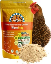Buff Clucks WormStop Herbal Chicken Powder 8oz Natural Backyard Flock Supplement picture
