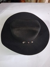 Resistol 7 5/8 Bankston Black Wool Cowboy Hat picture