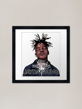JayDaYoungan gangsta rap 9 Framed A Framed Wall Art Poster Canvas Print Picture picture