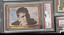 Rare Aaron Rodgers 2005 Topps Heritage Foilboard Rookie PSA 10. #THC27 picture