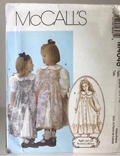 McCall’s Uncut Sewing Pattern M4648, Dress & Pinafore, Sizes 2-5 picture