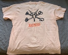 Vintage Rare 80's Powell Peralta Rat Bones T Shirt - Autographed Rodney Mullen picture