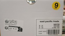 ept East Pacific Trade court suede purple size 9 south korea rare picture