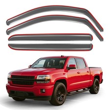 in-Channel Window Rain Guards for 2014-2018 Chevy Silverado/GMC Sierra 1500/2... picture