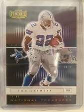 2001 Playoff Preferred National Treasures GOLD 65 Emmitt Smith SSP Insert /100🔥 picture