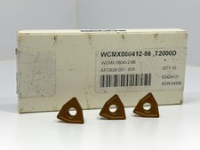 Seco WCMX 080412-86 | New Carbide Inserts | 04306 | Grade T2000D | 3pcs picture