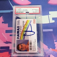 Christopher Mintz Plasse Chris Superbad McLovin Signed Replica Fake ID PSA P picture