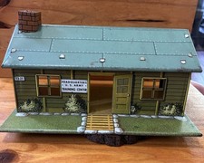 1950s MARX Toy Army Outpost Headquarters Vintage Tin Litho picture