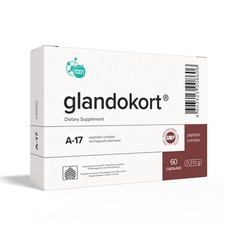Glandokort A-17 Natural Khavinson Adrenal Peptide Bioregulator 60 Capsules picture