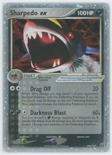 Sharpedo ex 104/107 Deoxys Holo Ultra Rare Pokemon TCG Nintendo picture