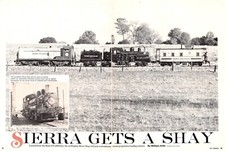 0-4-4-0 Class B Shay Locomotive Feather River Railwy Sierra Railroad Vtg Excerpt picture