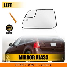 1-10PCS Clear Heated Tow Mirror Glass Fit 2011-2015 Lincoln MKX Left CT4Z17K707C picture
