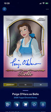 Topps Disney Collect Legendary Chrome Signature Paige O'Hara as BELLE picture