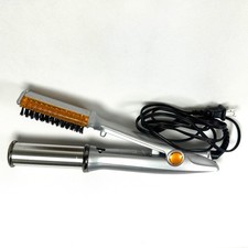 InStyler Rotating Iron Hair Straightener Curler Silver Amber Model IS1001.1 picture