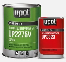 U-POL 2275V 2.1 VOC Black High Build Primer Kit Standard Hardener (Gallon) picture