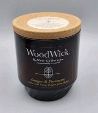 WoodWick ReNew Collection Ginger & Turmeric Small Crackling Candle 6.5oz picture