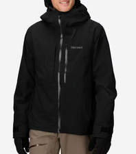 MARMOT Refuge Hooded Mens L Jacket/Coat/Shell Black Ski/Winter $325 NEW picture