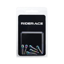 6pcs Titanium Screws Bicycle Bike Allen Hex Socket MTB Handlebar Bolts M5 x 18MM picture