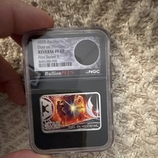 2025 Ascension Island Duel on Mustafar 1 oz .999 Silver RP NGC PF69 8686388-098 picture