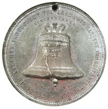 1885 LA Liberty Bell Dollar So-Called Dollar SC$1 HK-144B - NGC MS61 (UNC) picture