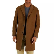 Ralph Lauren Men’s Luther Cashmere Wool Overcoat Vicuna Tan, Size 46 Reg picture