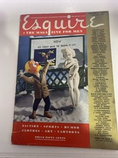 Esquire Magazine January 1942 Varga Esky Galatea Mickey Mouse Cover w Pinup picture